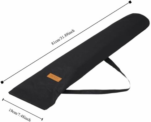 Bag Tent Pole Storage Bags Portable Trekking Poles Carrying Bag 600D Oxford Fabric Bag Replacement for Camping Hiking Fishing Gear Organizer(Black) in Saudi Arabia