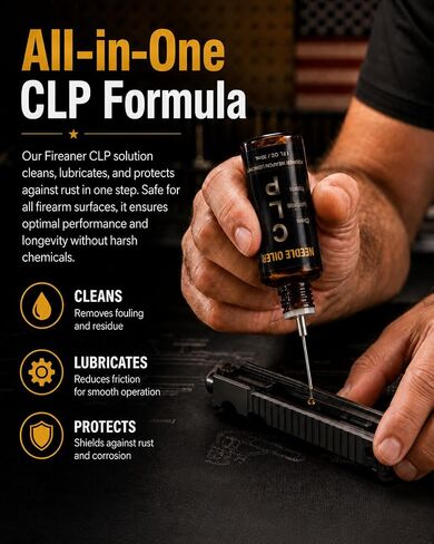 Pistol Basics Single-Caliber Cleaning Kit, Handgun Cleaning kit for 9mm, .22, .380, .40, .45Cal with Gun Snakes in Molle Pouch (Multi-Caliber) in Saudi Arabia