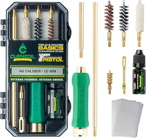 Clenzoil 40 Cal & 10mm Pistol Cleaning Kits – Gun Cleaning Kit with Oil in Saudi Arabia