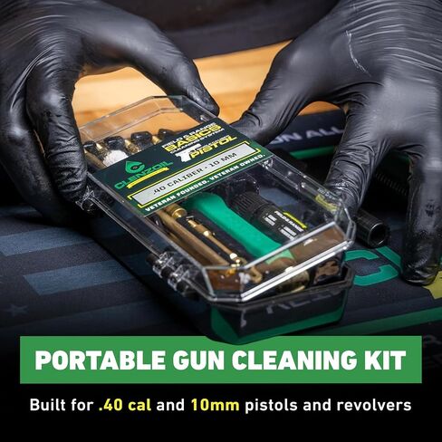 Clenzoil 40 Cal & 10mm Pistol Cleaning Kits – Gun Cleaning Kit with Oil in Saudi Arabia