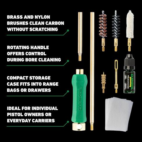 Clenzoil 40 Cal & 10mm Pistol Cleaning Kits – Gun Cleaning Kit with Oil in Saudi Arabia