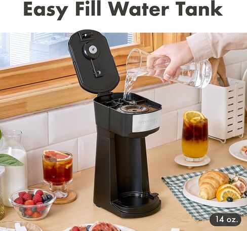 Elite Gourmet HyperChiller EHC210N Iced/Hot Coffee Maker, Black in Saudi Arabia