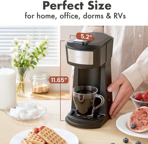 Elite Gourmet HyperChiller EHC210N Iced/Hot Coffee Maker, Black in Saudi Arabia