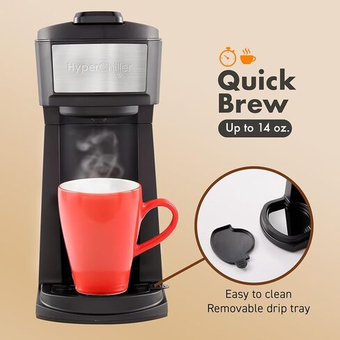 Elite Gourmet HyperChiller EHC210N Iced/Hot Coffee Maker, Black in Saudi Arabia