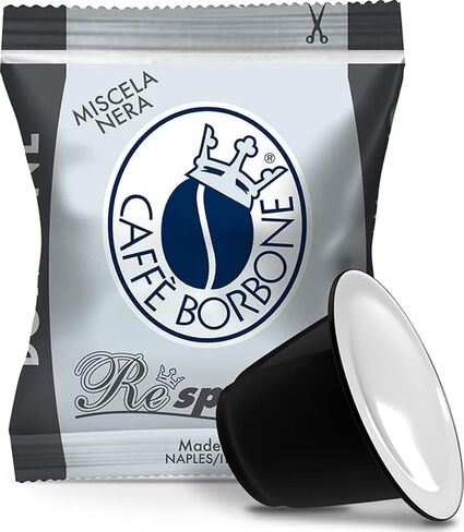 Caffè Borbone Miscela Rossa Espresso Pods Compatible with Nespresso Original Machines, Dark Roast Red Blend, 100 Count Espresso Coffee Pods in Saudi Arabia
