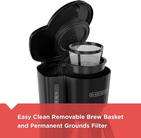 BLACK+DECKER CM0700BZ 4-in-1 5-Cup Coffee Station Coffeemaker, Black in Saudi Arabia
