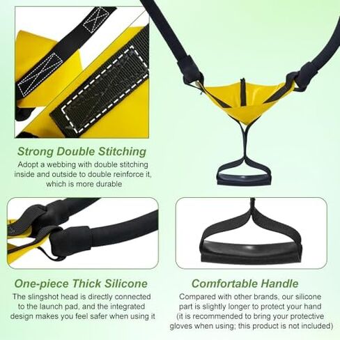 Complete Arborist Throw Line & Launcher Kit, 8oz Throw Weight & 196ft Paracord Rope & Arborist Slingshot with Ground Spike, Arborist Equipment for Tree Climbing & Outdoor Setups in Saudi Arabia