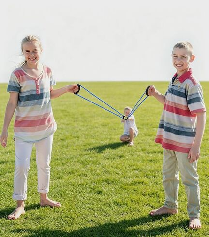 Water Balloon Launcher Slingshot 3 Person Slingshot for Yard Games (blue) in Saudi Arabia