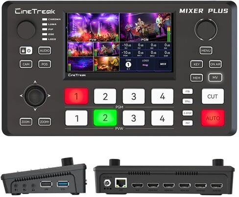 CineTreak Mixer Plus 4-Channel HDMI Video Switcher with 4.5-Inch LCD in Saudi Arabia