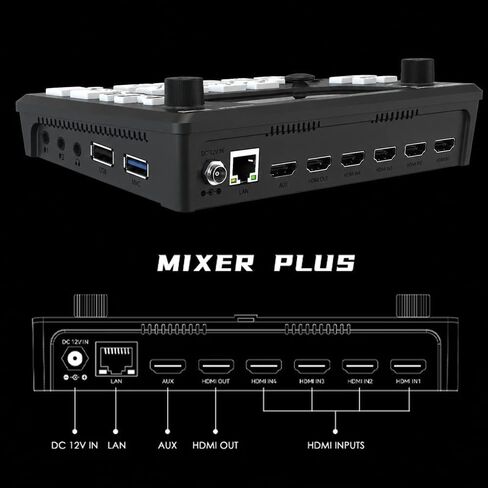 CineTreak Mixer Plus 4-Channel HDMI Video Switcher with 4.5-Inch LCD in Saudi Arabia