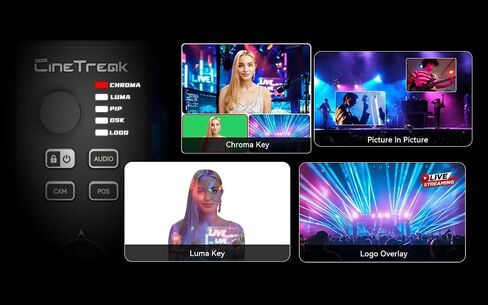 CineTreak Mixer Plus 4-Channel HDMI Video Switcher with 4.5-Inch LCD in Saudi Arabia