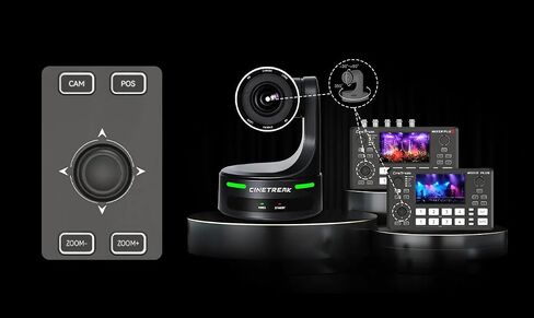 CineTreak Mixer Plus 4-Channel HDMI Video Switcher with 4.5-Inch LCD in Saudi Arabia