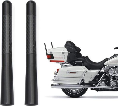 Bingfu Motorcycle Carbon Fiber Antenna Mast Motorcycle Radio Antenna Replacement 2-Pack Compatible with Motorcycle 1989-2026 Touring Electra Glide Road Glide Tour Ultra Classic in Saudi Arabia