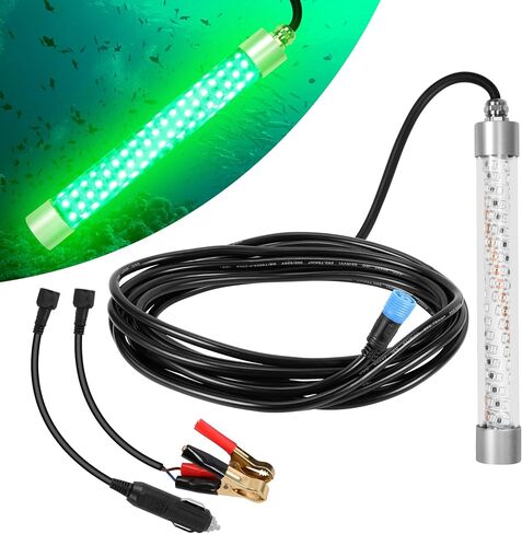 HUSUKU FS0-1 Underwater Green Kayak Fishing Light for Crappie Squid 12 V in Saudi Arabia