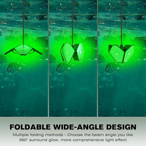 Goldlife Green Underwater Fishing Light LED 400W 12V IP69K Foldable Design in Saudi Arabia