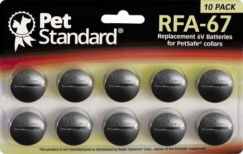 PET Standard RFA-67 Batteries for PetSafe Products, 10-Pack in Kuwait