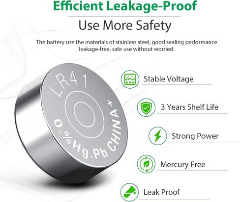 LiCB 20 Pack LR41 AG3 392 384 192 Battery 1.5V Button Coin Cell Batteries in Saudi Arabia