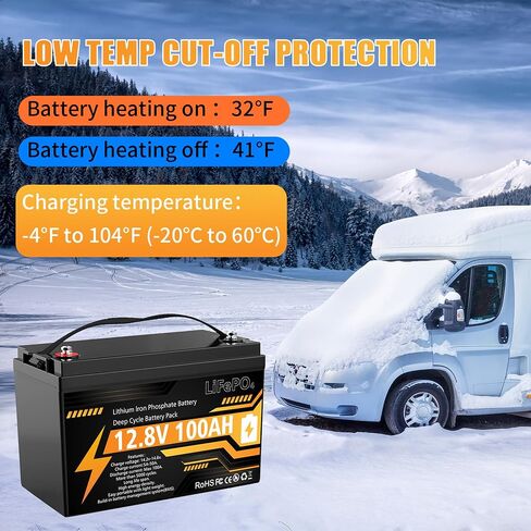 12V 100Ah LiFePO4 Lithium Battery Group 31 Deep Cycle for RV Trolling Motor in Saudi Arabia