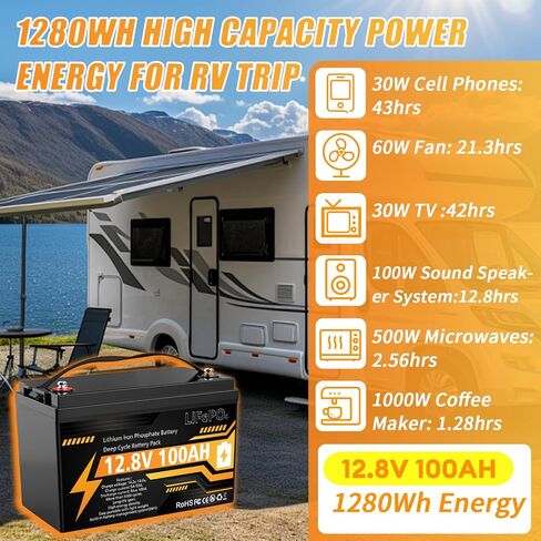 12V 100Ah LiFePO4 Lithium Battery Group 31 Deep Cycle for RV Trolling Motor in Saudi Arabia