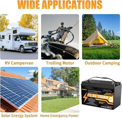 12V 100Ah LiFePO4 Lithium Battery Group 31 Deep Cycle for RV Trolling Motor in Saudi Arabia