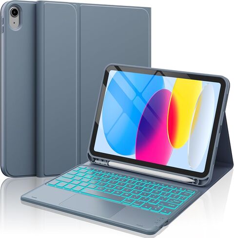 CHESONA Compatible for iPad 11th(A16)/10th Generation Case with Keyboard in Saudi Arabia