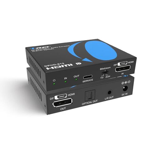 OREI 8K@30Hz DP|HD Audio Extractor Converter 3.5mm Optical CEC HDR HDCP 2.3 in Saudi Arabia