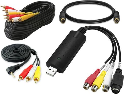 VCR for VHS Transfer and Digitizing Bundle w/Remote, USB Adapter, HDMI (Sony, Black) in Saudi Arabia