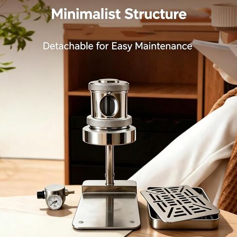 Pneumatic Manual Espresso Machine, Portable Variable Pressure Coffee Maker with Pressure Gauge, 1-16 Bar Manual Coffee Machine in Saudi Arabia