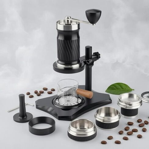 Portable Espresso Machine Manual Espresso Maker Lever Handheld Coffee Brewer With Stainless Steel Trim And Detachable Parts Suitable for Home Use Office Breaks Travel in Saudi Arabia