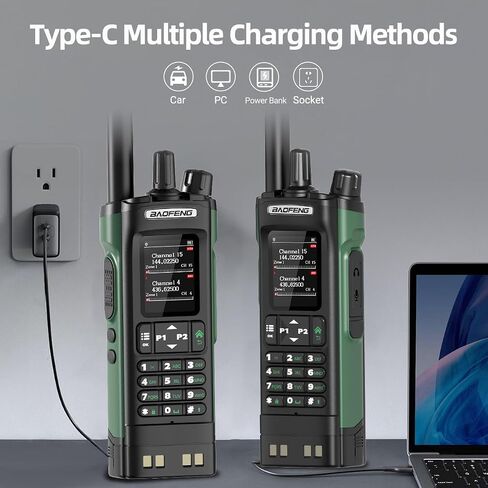 baofeng DM32 راديو DMR هام راديو محمول طويل المدى لاسلكي لاسلكي قابل لإعادة الشحن 2500/3800 مللي أمبير بطارية GPS DM-32UV رقمي للطوارئ NOAA الطقس 5RM راديو تكتيكي للبقاء على قيد الحياة والصيد in Saudi Arabia