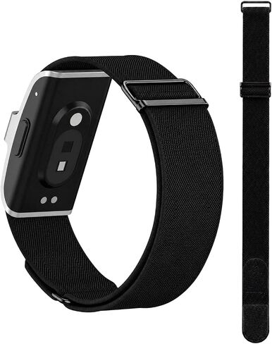 Elastic Nylon Loop Strap Compatible with Hume Band, Adjustable Slider Buckle Replacement Band for Hume Health Band, Soft Woven Wristband for Sleep, Recovery and Daily Wear in Saudi Arabia