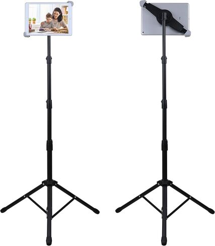Raking Tablet Floor Tripod Stand with 360° Tablet Holder Mount in Saudi Arabia