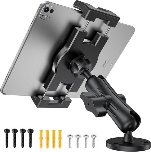 Industrial Tablet Mount for Truck&Vehicle, Heavy Duty Drill Base iPad Mount in Saudi Arabia
