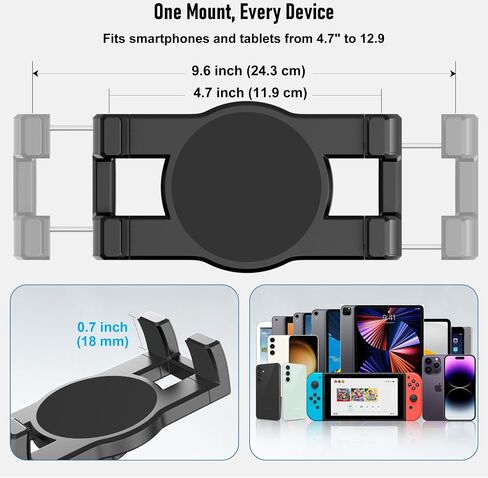 Industrial Tablet Mount for Truck&Vehicle, Heavy Duty Drill Base iPad Mount in Saudi Arabia