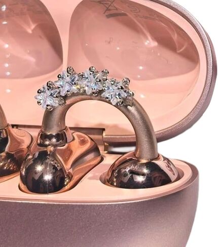 Rhinestones Clip on Earbuds Open Ear Removable Ear Accessories Decoration for Freeclip in Saudi Arabia