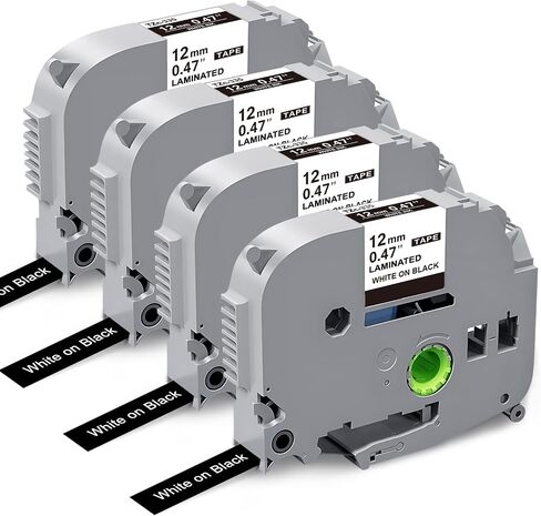 5-Pack Replacement for Brother P Touch Label Tape 12mm 0.47 White TZe231 in Saudi Arabia