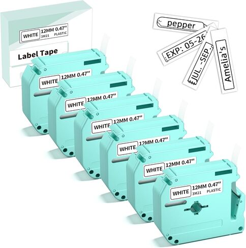 MZ Label Tapes for M950 M960, MK231 Replacement for Brother M Tape in Kuwait