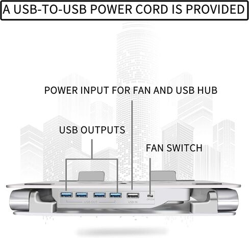 وسادة تبريد للكمبيوتر المحمول SOUNDANCE مع مروحة منخفضة الضوضاء ومحاور USB 3.0، مبرد كمبيوتر محمول جيد التهوية يمنع ارتفاع درجة الحرارة، حامل كمبيوتر محمول مريح يدعم ما يصل إلى 17 بوصة كمبيوتر محمول للألعاب، ألومنيوم in Saudi Arabia