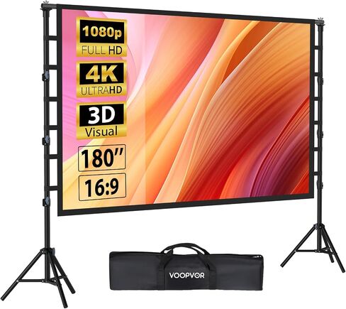 200 Inch Projector Screen with Stand, Portable Outdoor Movie Screen in Saudi Arabia
