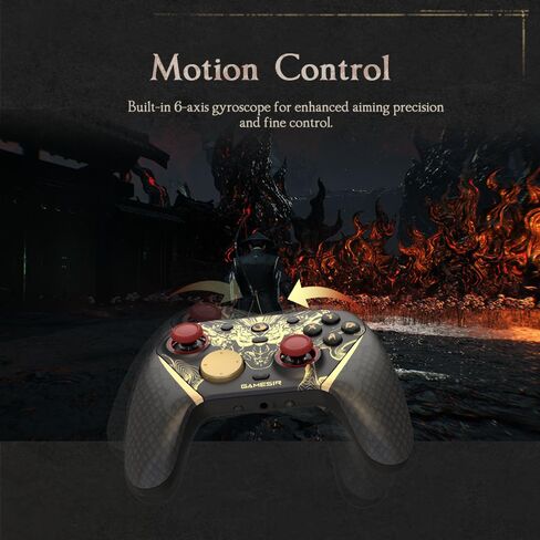 GameSir G7 Pro 8K PC Wireless Controller, Nioh 3 – 8000Hz Polling Rate Wired & 2.4G, TMR Joysticks Anti-Stick Drift, Hall Effect Analog Triggers, Windows PC with 3.5mm Audio (Renewed) in Saudi Arabia