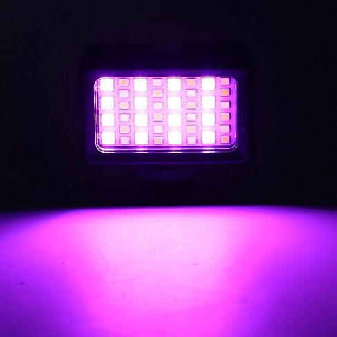 Underwater LED Video Light 130ft 40m RGB Camera Light, Dimmable 2500K-9000K Bicolor LED for Action Camera Live Streaming Photography Vlog Diving, with Cold Shoe in Saudi Arabia