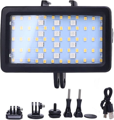 ضوء الغطس، إضاءة RGB نابضة بالحياة، ضوء تحت الماء بطول 130 قدمًا، LED مع خرزات LED عالية السطوع للتصوير الفوتوغرافي بالفيديو والغوص كاياك in Saudi Arabia