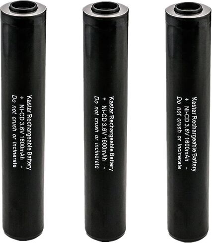Kastar 3-Pack Ni-CD 3.6V 1600mAh بطارية بديلة لـ Streamlight ST75175، ST25170، 75175، 75300، 75301، 75302، 75303، 75304، 75305، 75306، 75307، 75308، 75309، 75310، 75311، 75500، 75501، 75502 in Saudi Arabia