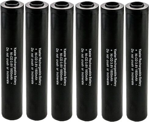 Kastar 3-Pack Ni-CD 3.6V 1600mAh بطارية بديلة لـ Streamlight ST75175، ST25170، 75175، 75300، 75301، 75302، 75303، 75304، 75305، 75306، 75307، 75308، 75309، 75310، 75311، 75500، 75501، 75502 in Saudi Arabia