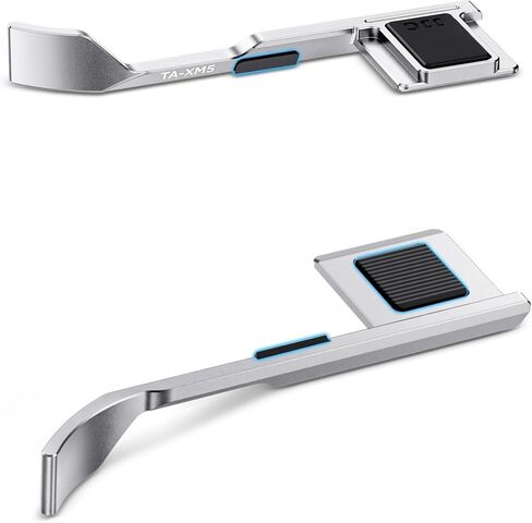 X-M5 XM5 Thumb Grip w the Bottom of Silicone Hot Shoe Protective Pad-Silver in Saudi Arabia
