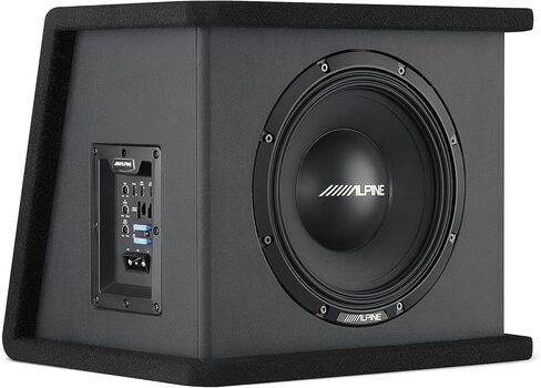 Alpine PWE-SB10 10" Powered Subwoofer Wedge Enclosure in Saudi Arabia