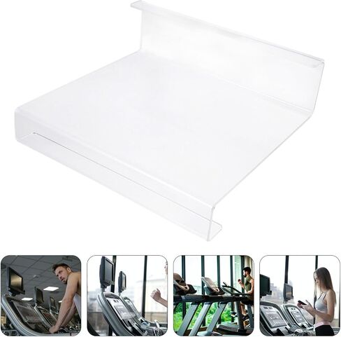 Treadmill Reading Frame Tablet Holder Frame Magazine Storage Rack Acrylic Tablet Ebooks Holder for Home Workout and Running Use in Saudi Arabia