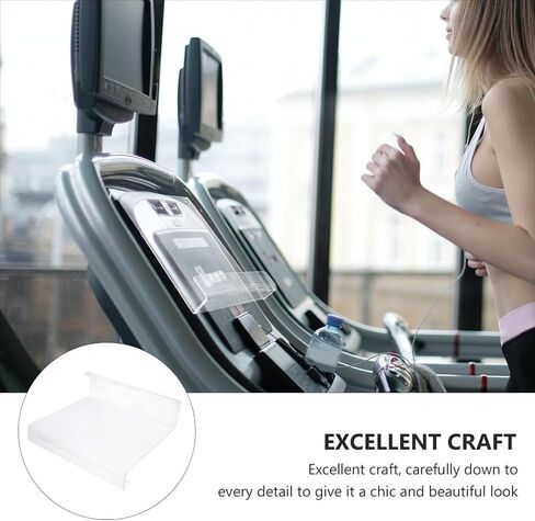 Treadmill Reading Frame Tablet Holder Frame Magazine Storage Rack Acrylic Tablet Ebooks Holder for Home Workout and Running Use in Saudi Arabia