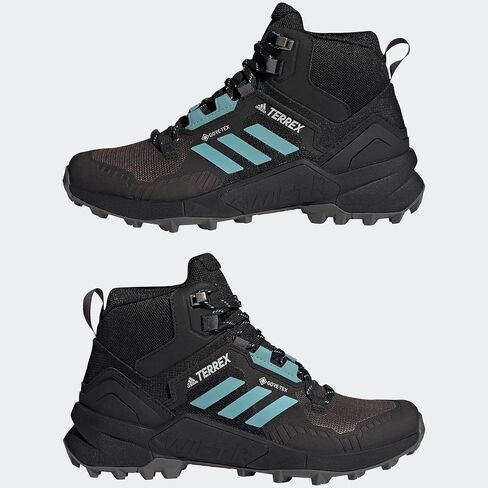 حذاء Adidas النسائي Zapatilla Terrex Skychaser 2 GTX W منخفض الارتفاع للمشي لمسافات طويلة، Core Black Mint Ton Gray Five، 6.5 US in Saudi Arabia