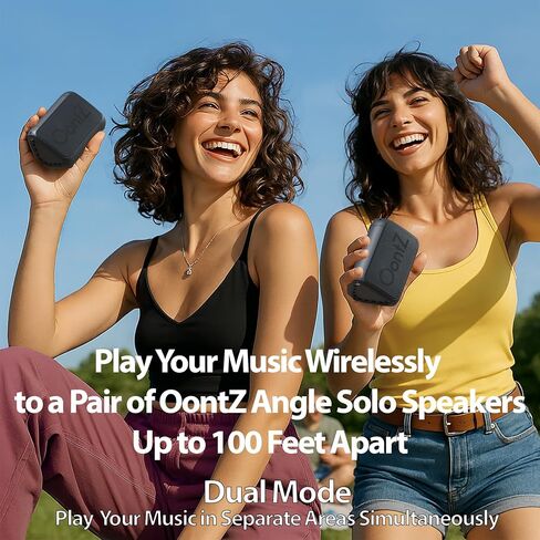 OontZ Angle Solo Compact Bluetooth Speakers, 2-Pack, 14-Hour Playtime in Saudi Arabia